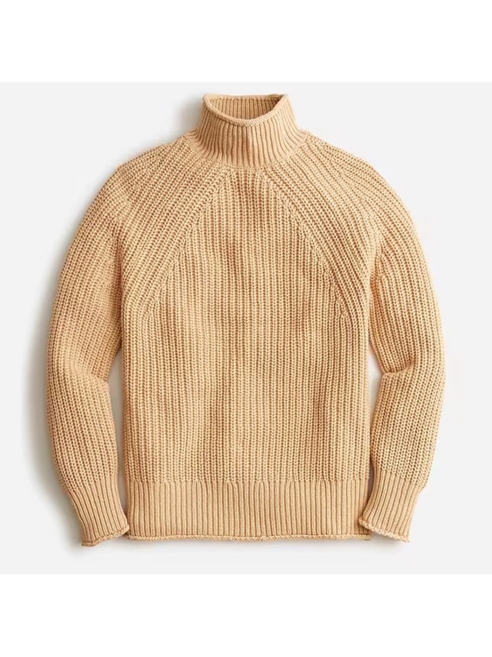 J. Crew Relaxed Cotton Rollneck Sweater